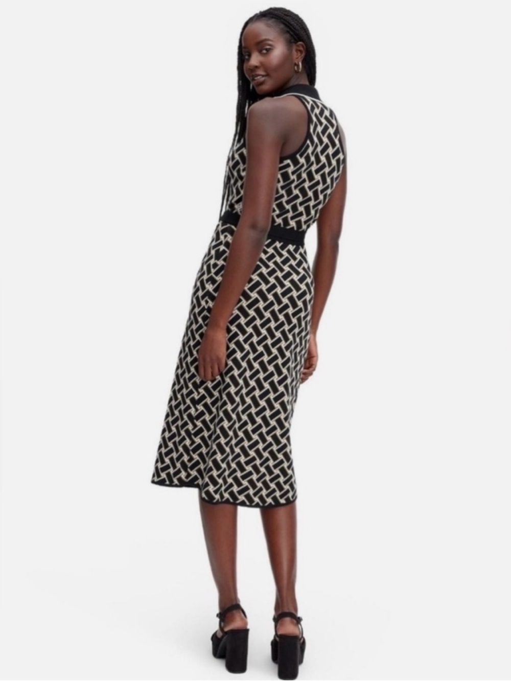 NWT Diane Von Furstenburg x Target Knit Wrap Dress, Size Small - Picture 2 of 7